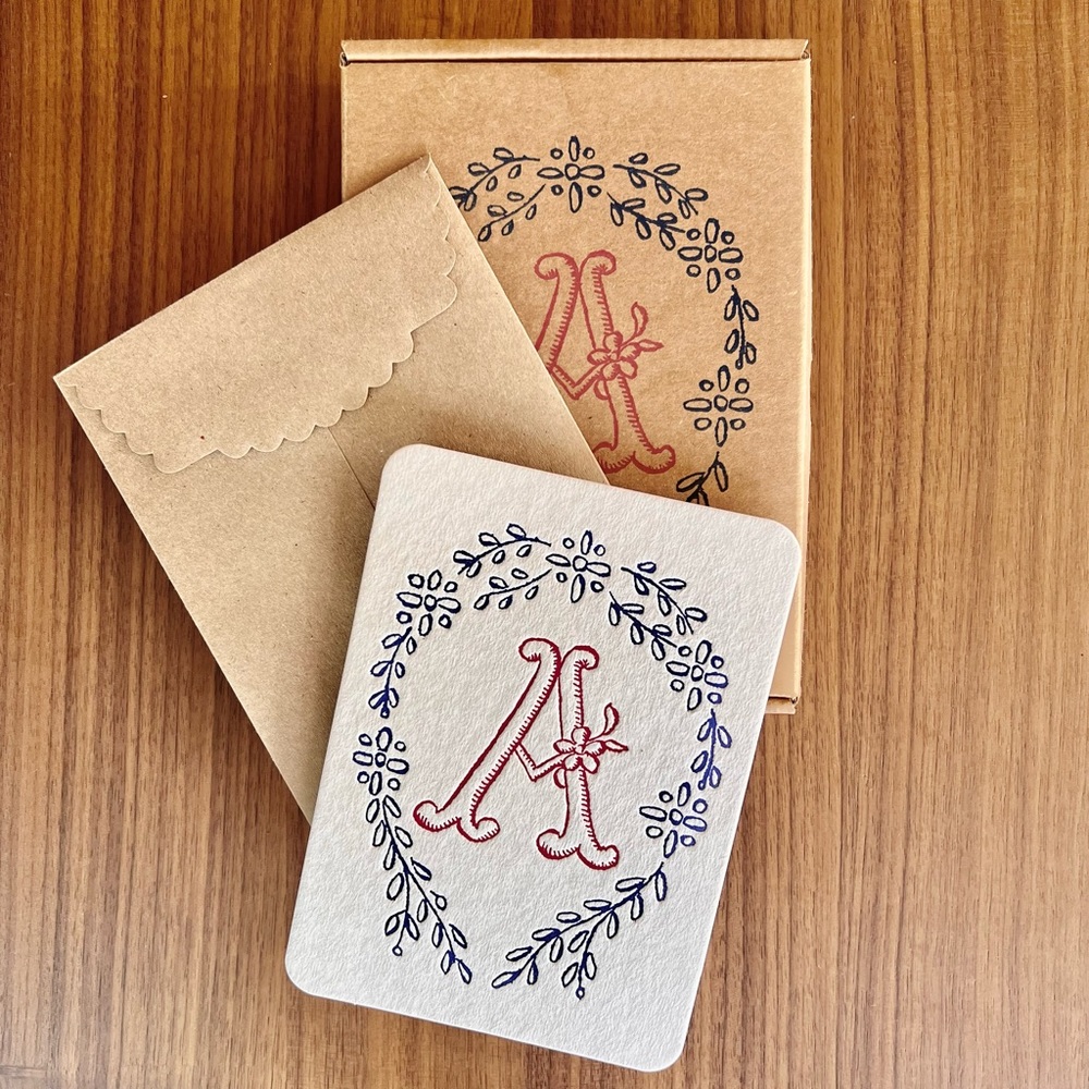 Vintage Anthropology Letterpress Cards NWOT